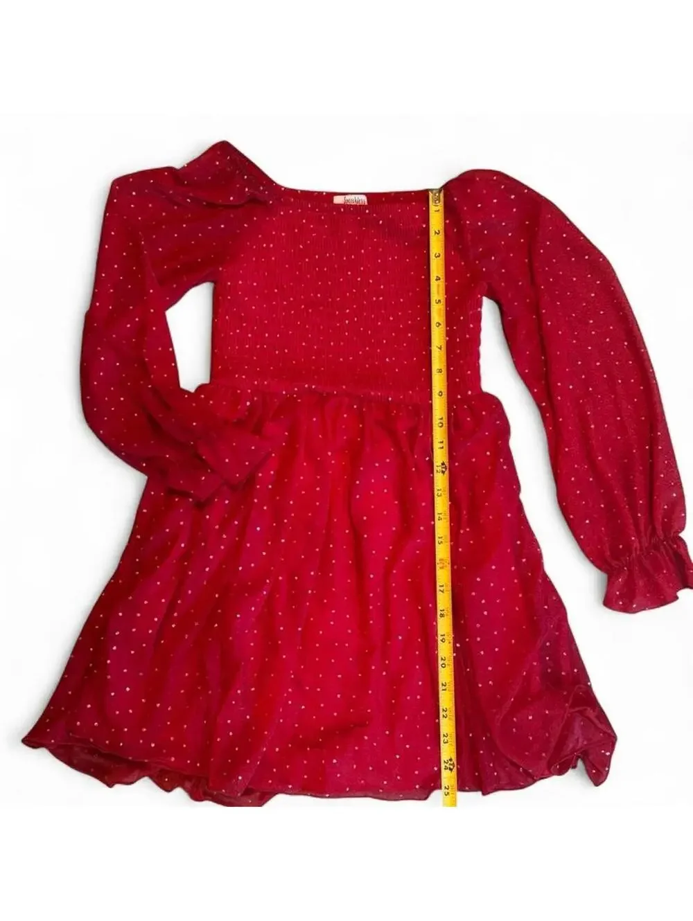 Speechless Girls Sz 12 Red Dress With Sequin Details Christmas Holiday Party